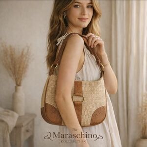 Vintage Connections Boho Raffia Shoulder Bag | Y2K